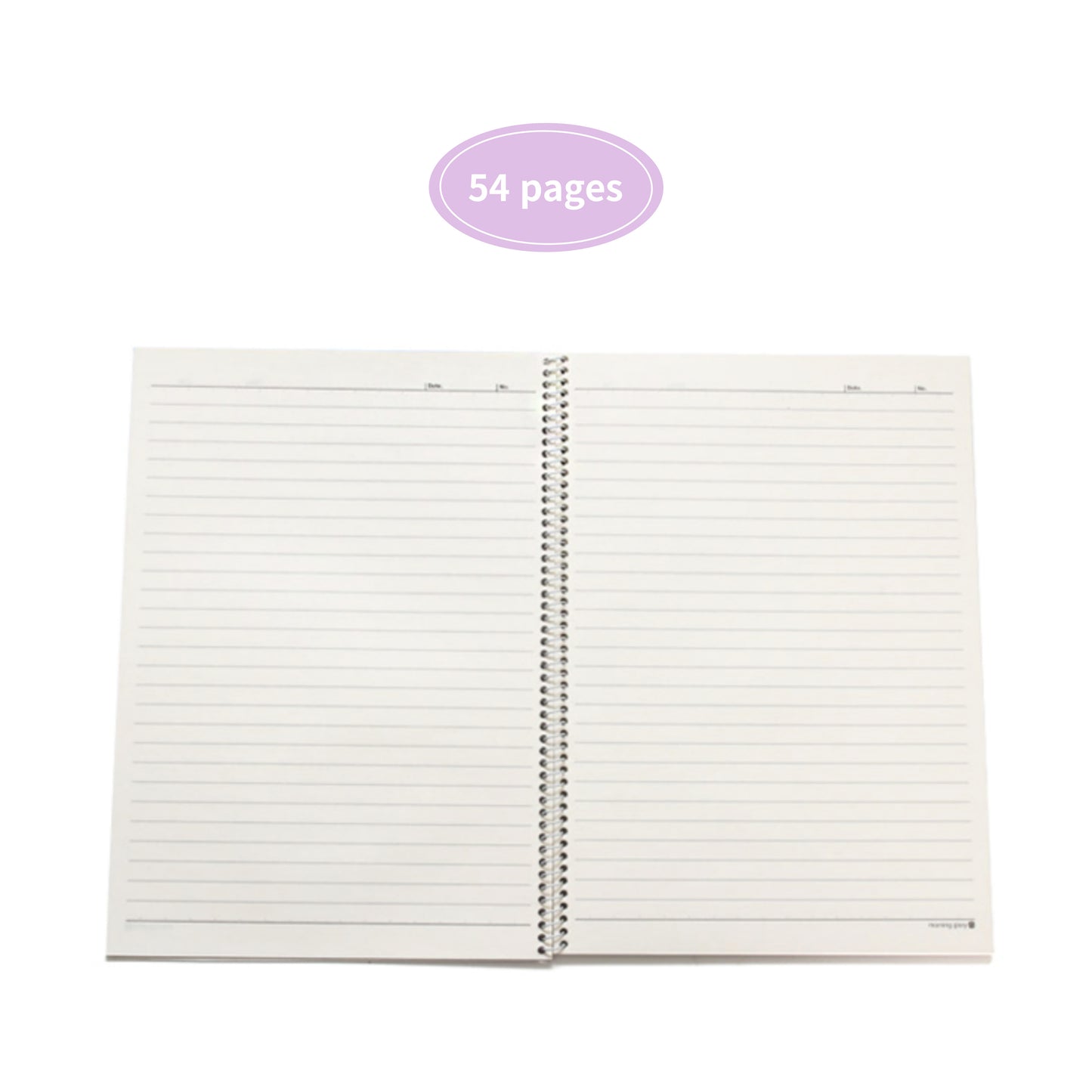 aesthetic Korean spiral notebook it's a date set 54 pages each