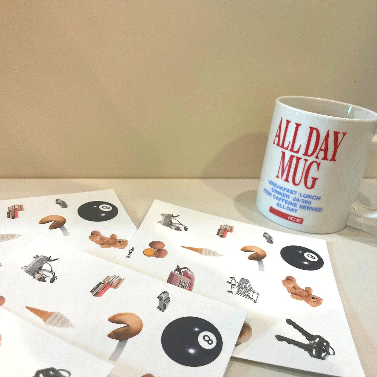 dalgaru sticker example with mug cup